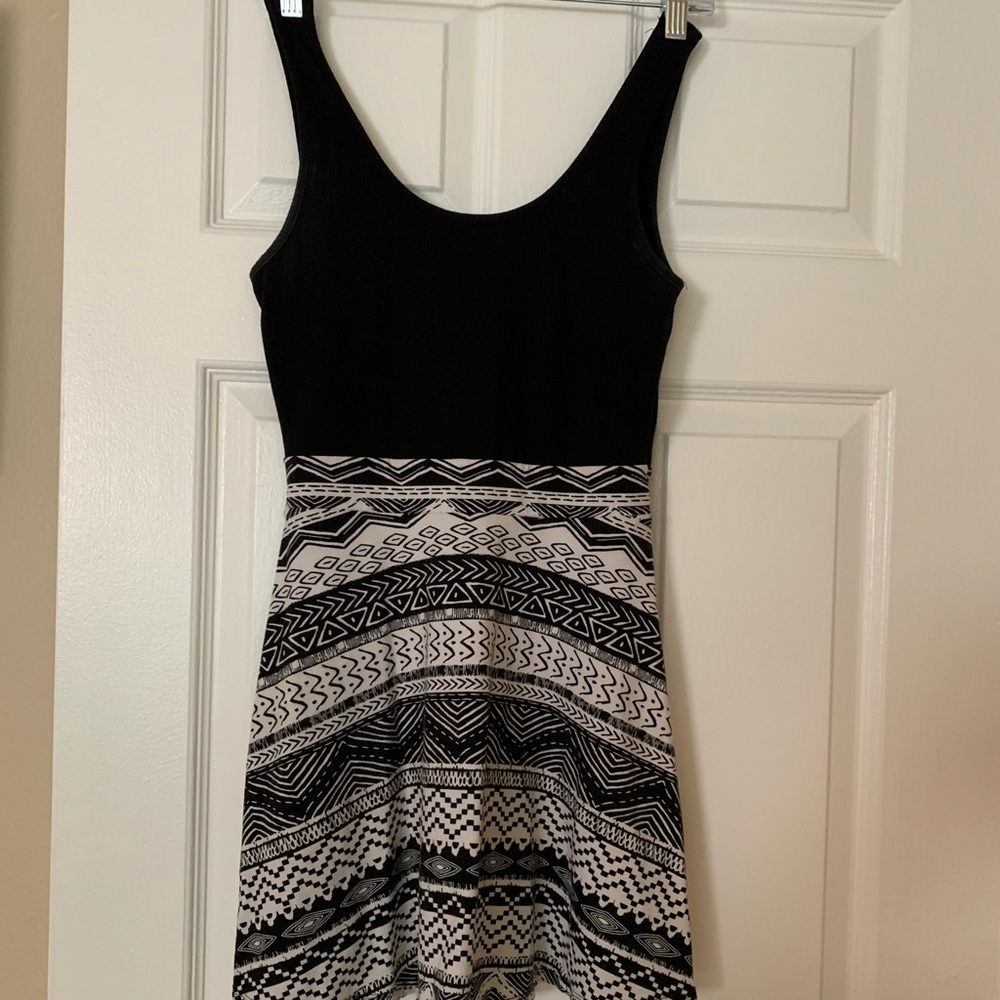 Black skater dress